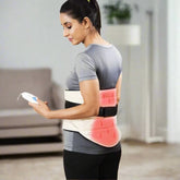 Orthopedic Heating Pad with Belt Electric Heat Therapy for Lumbar Back Pain Relief Abdominal, Stomach & Muscle Strain (Free Size) JSB H10